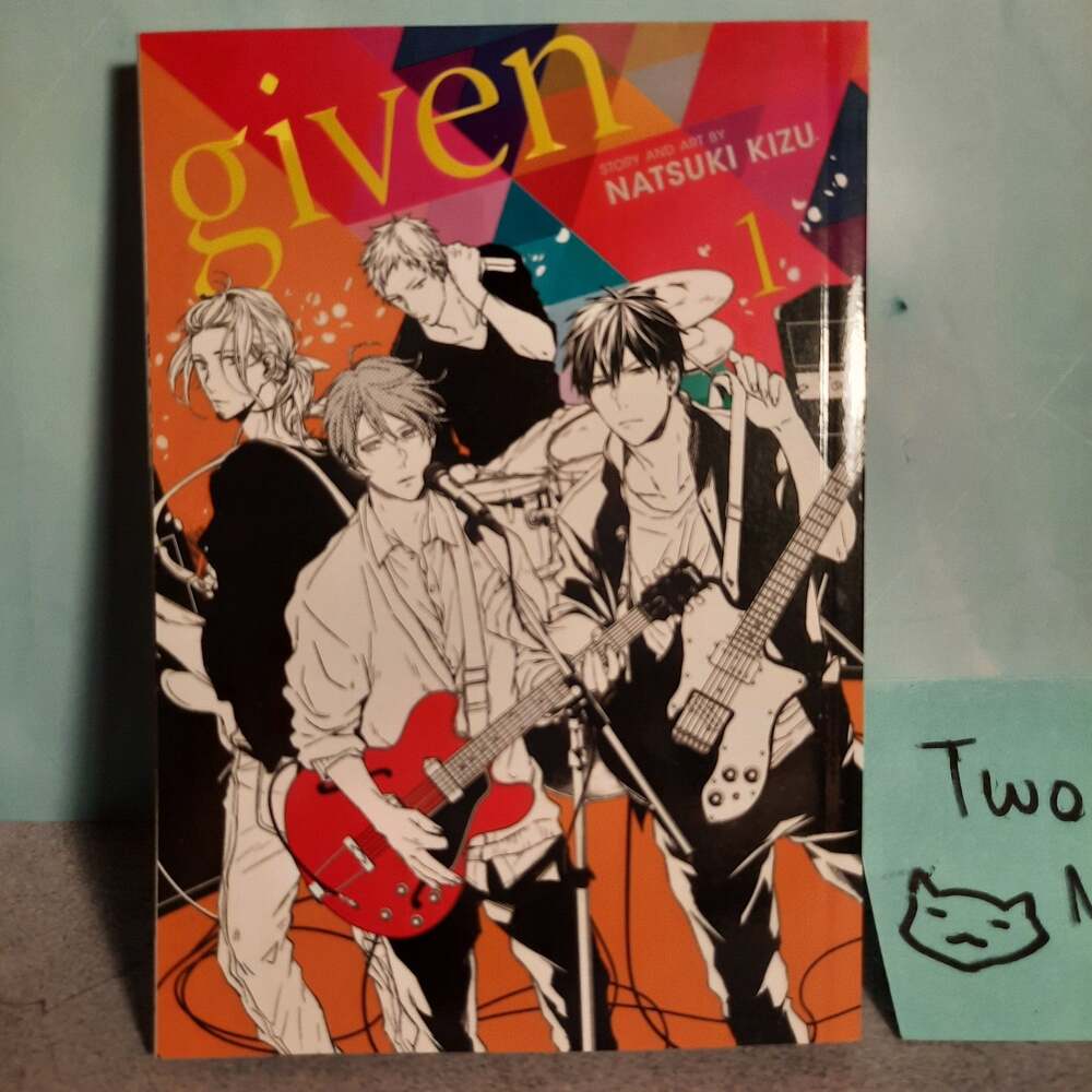 📚Given Vol. 1 Official English Manga Natsuki Kizu Yaoi